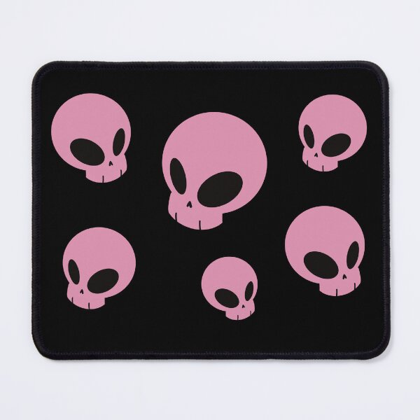 Item preview, Collection of cute floating skulls pink designed and sold by AngelPainter.