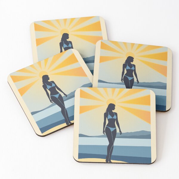 Item preview, Adriatic Sunset Beach Art designed and sold by Studio pod Burom.
