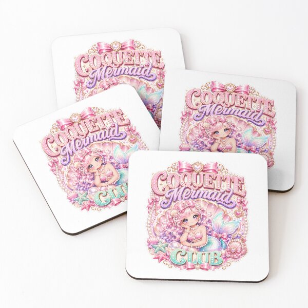 Item preview, Coquette Mermaid Club T-Shirt & Sticker – Kawaii Mermaidcore Gift for Soft Girls, Ocean Lovers & Pastel Aesthetic Fans designed and sold by GemBob Creations.