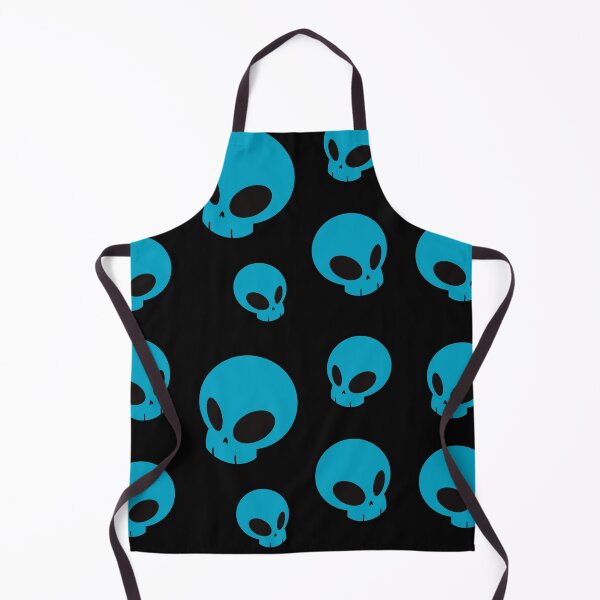 Item preview, Collection of cute floating skulls blue designed and sold by AngelPainter.