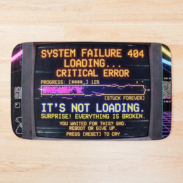 Item preview, Still Loading Funny Computer Error Design designed and sold by Dream Capsules.