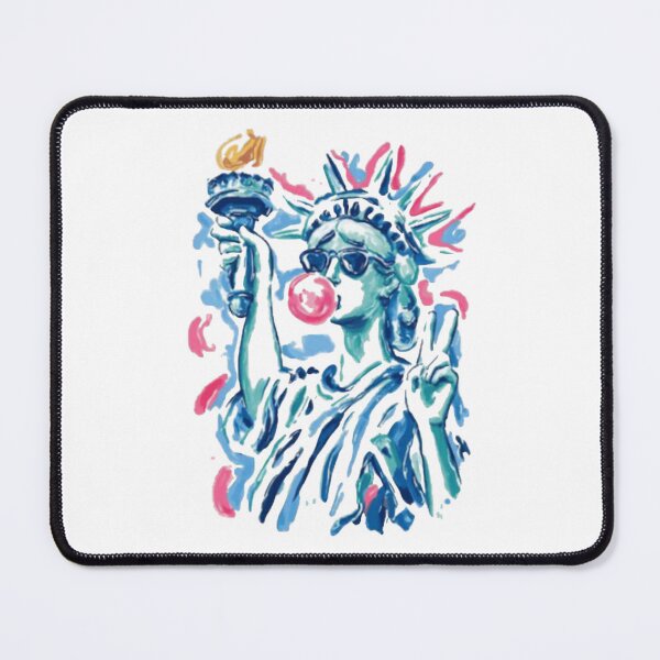 Item preview, Statue of Liberty NYC Skyline – Cute New York City Travel Illustration designed and sold by DoodloraStudio.