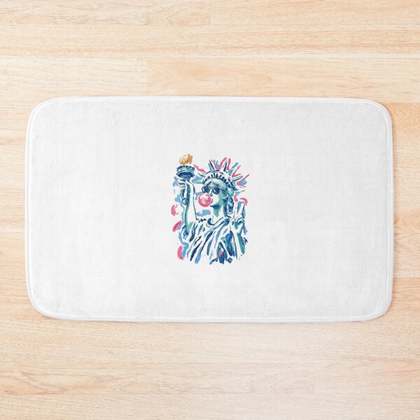 Item preview, Statue of Liberty NYC Skyline – Cute New York City Travel Illustration designed and sold by DoodloraStudio.