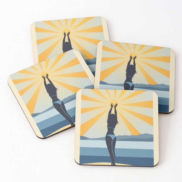 Item preview, Minimalist Coastal Silhouette Print designed and sold by Studio pod Burom.