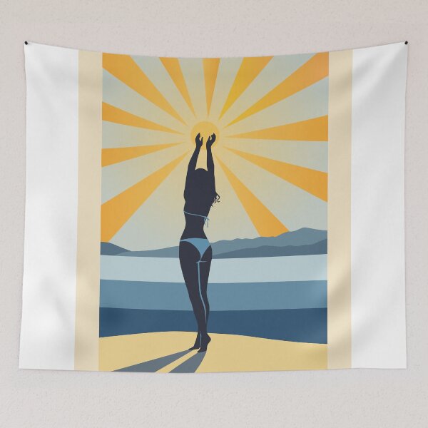 Item preview, Minimalist Coastal Silhouette Print designed and sold by Studio pod Burom.