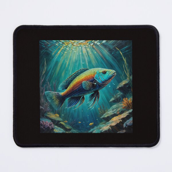 Item preview, Rainbow Wrasse Symphony: A Vibrant Color Beneath the Waves #5 designed and sold by Helios Be. Lavsh.