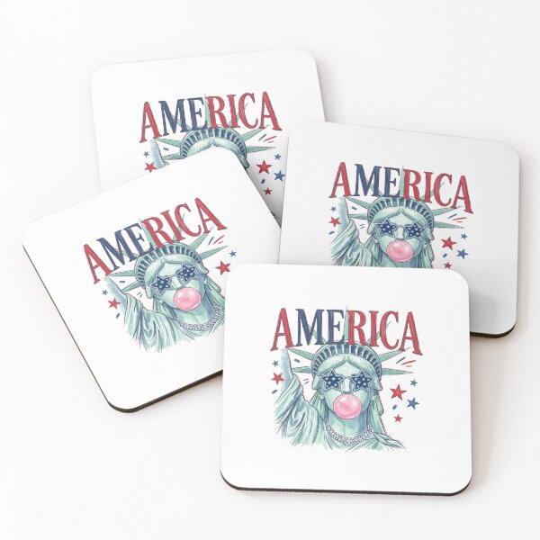 Item preview, Statue of Liberty NYC Skyline – Cute New York City Travel Illustration designed and sold by DoodloraStudio.