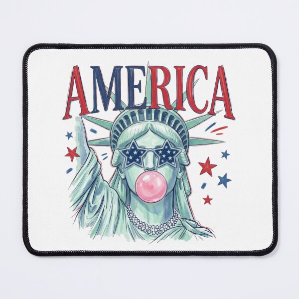 Item preview, Statue of Liberty NYC Skyline – Cute New York City Travel Illustration designed and sold by DoodloraStudio.