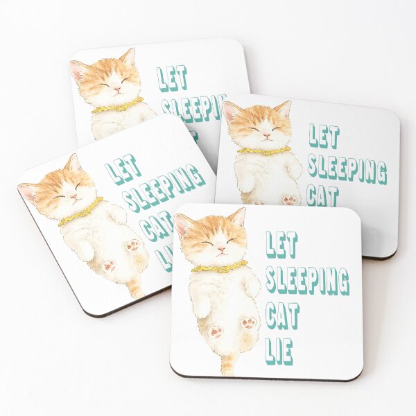 Item preview, Cute Sleeping Cat Illustration - Cozy Kawaii Kitten Art designed and sold by XODAD.