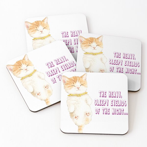 Item preview, Cute Sleeping Cat Illustration - Cozy Kawaii Kitten Art designed and sold by XODAD.