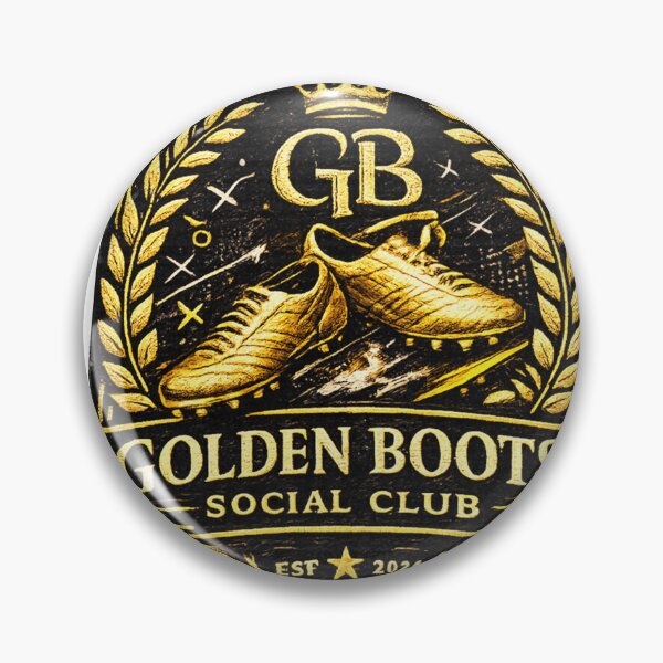 Item preview, Golden Boots Social Club – Heritage Football Luxury Crest designed and sold by warlistop.