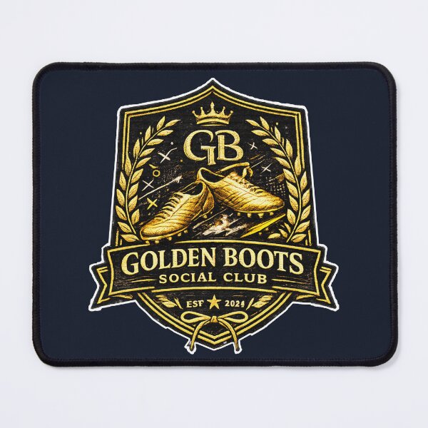 Item preview, Golden Boots Social Club – Heritage Football Luxury Crest designed and sold by warlistop.