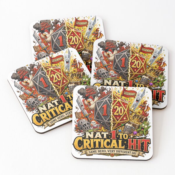 Item preview, Same Hero Very Different Day Nat 1 to Critical Hit RPG Design designed and sold by extrisiceye.