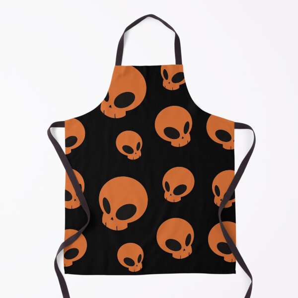 Item preview, Collection of cute floating skulls orange designed and sold by AngelPainter.