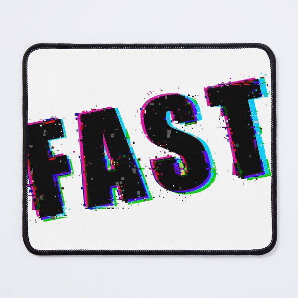 Item preview, FAST Neon Glitch Typography designed and sold by Ink_craft.