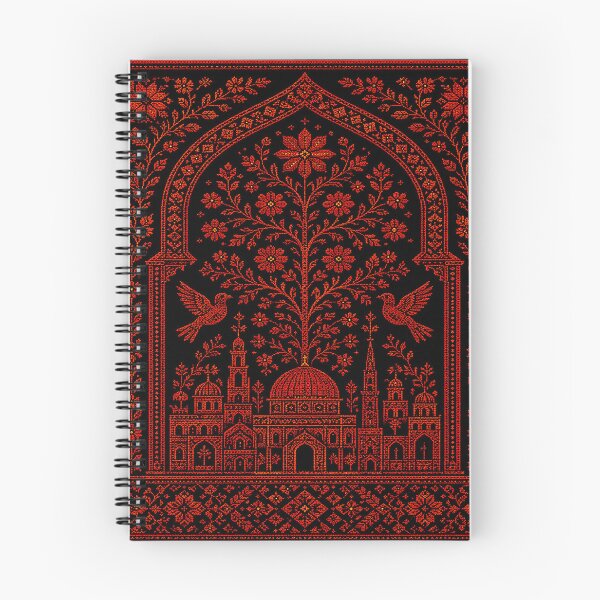 Item preview, Al-Aqsa Dome of the Rock Palestinian Tatreez Mihrab Art designed and sold by BrainCurves.