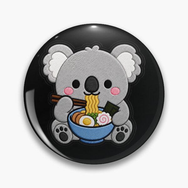 Item preview, Cute Kawaii Koala Eating Ramen designed and sold by ColorSplash123.