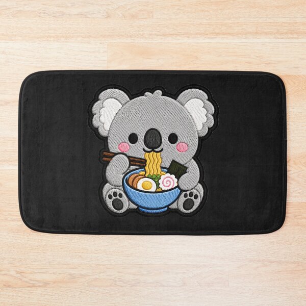 Item preview, Cute Kawaii Koala Eating Ramen designed and sold by ColorSplash123.