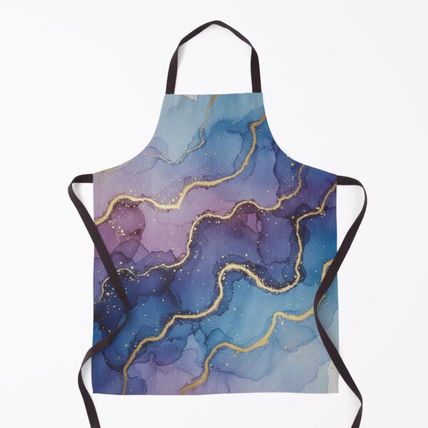 Item preview, Midnight Sapphire Nebula – Luxury Abstract Watercolor Galaxy Illustration designed and sold by Oonward2021.