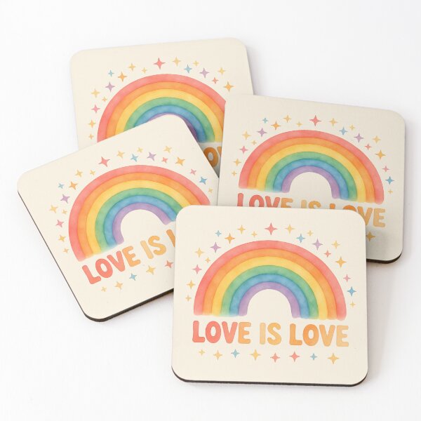 Item preview, Love Is Love — Rainbow Stars Pride LGBTQ+ Gift Equality designed and sold by ChasingRabbit05.