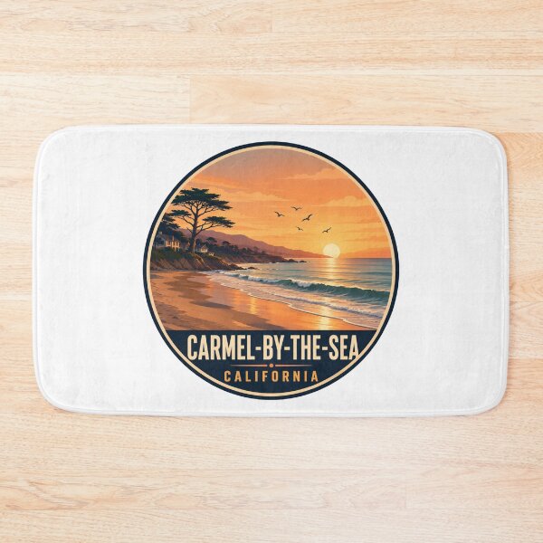 Item preview, Carmel-by-the-Sea California: Coastal Cliffs & Ocean Waves designed and sold by CircinusStore.