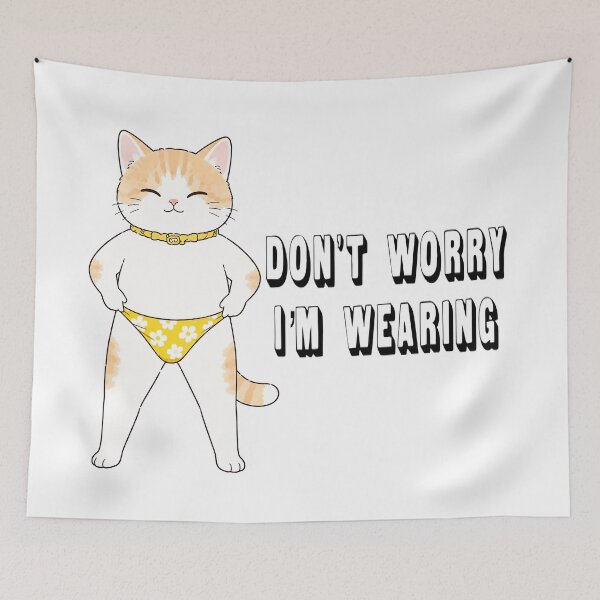 Item preview, Cute comedian Cat Illustration - Cozy Kawaii Kitten Art designed and sold by XODAD.