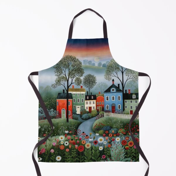 Item preview, Foggy Summer Village at Dawn designed and sold by Blue Horse Photo Magic.