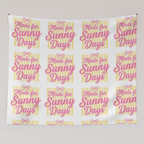 Item preview,  Made for Sunny Days – Cute Pink Coquette Bow Summer Aesthetic Design designed and sold by DoodloraStudio.