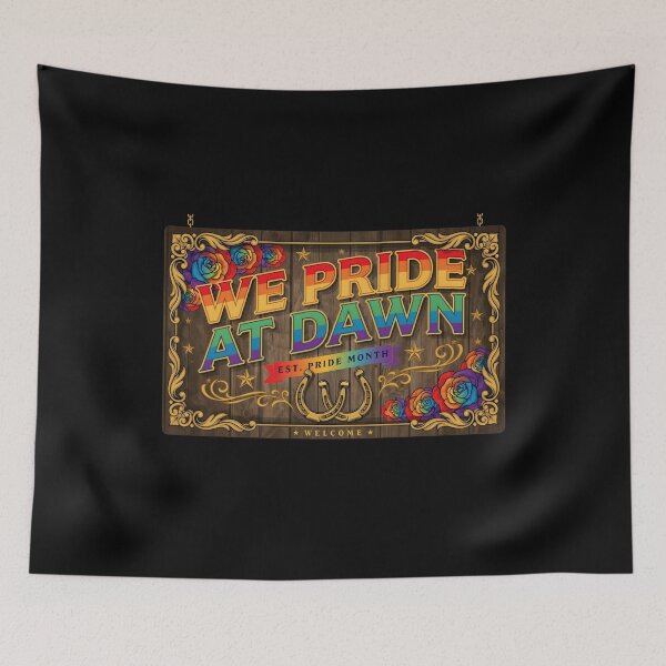 Item preview, We Pride At Dawn Cowgirl Equality Graphic for Pride Month designed and sold by Redgiant87x.