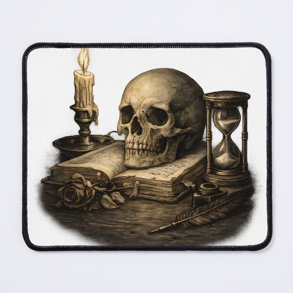 Item preview, Memento Mori Scholar designed and sold by PatiImagination.