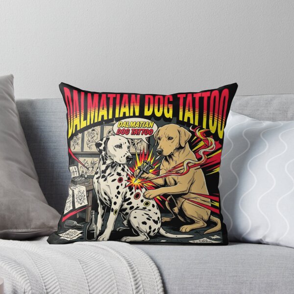 Item preview, Dalmatian Dog Tattoo Parlor Artist Funny Meme Graphic designed and sold by Kitkin.
