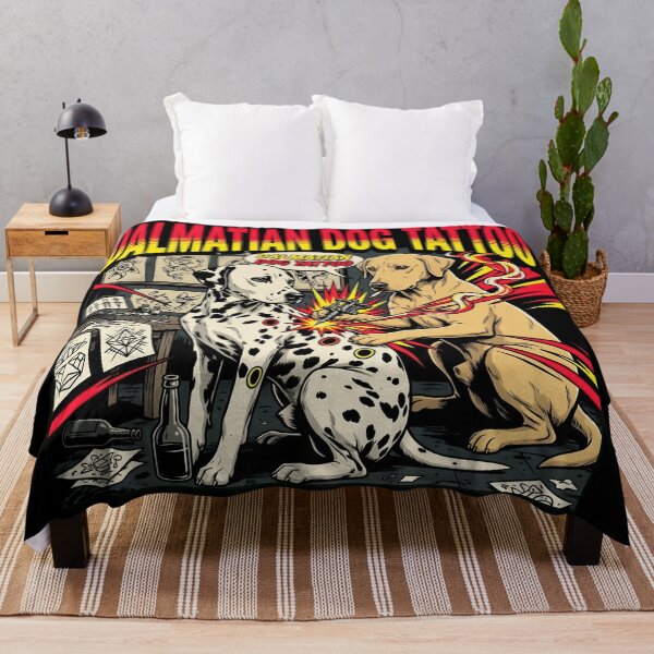 Item preview, Dalmatian Dog Tattoo Parlor Artist Funny Meme Graphic designed and sold by Kitkin.