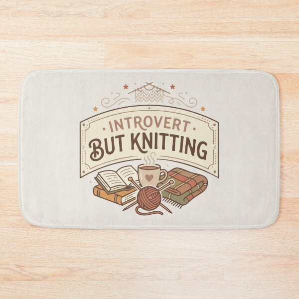 Item preview, Introvert but Knitting designed and sold by tigrootiger.