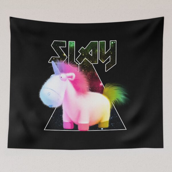 Item preview, Despicable Me Fluffy Unicorn Slay Agnes Rainbow Cosmic designed and sold by CaosticDomes.