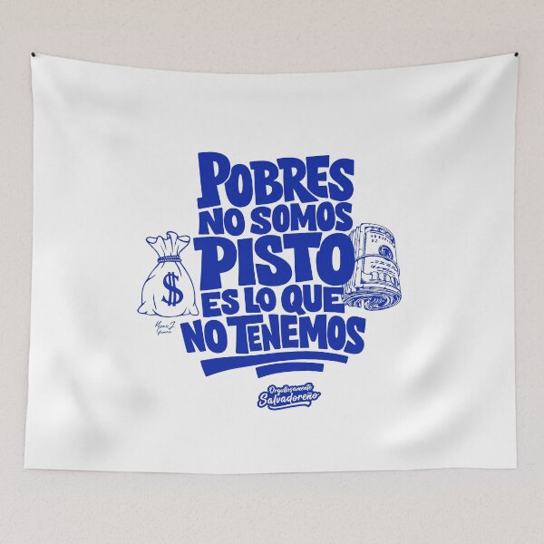 Item preview, We are not poor... | Aniceto Porsisoca designed and sold by Torogoz-LTP.