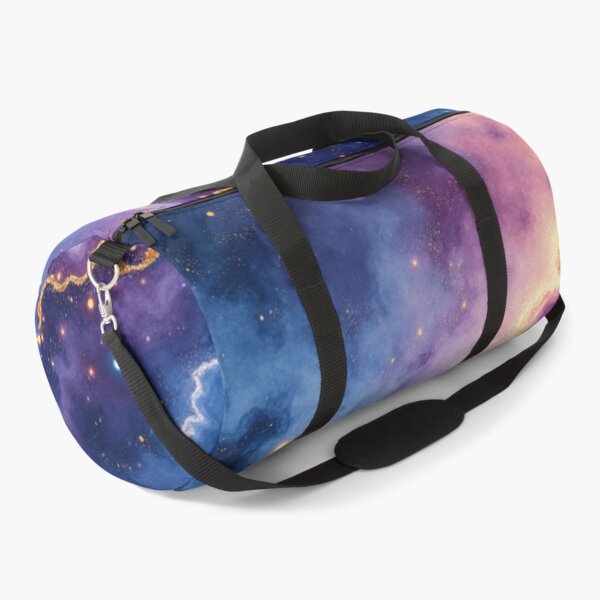 Item preview, Starlight Amethyst Rift – Celestial Watercolor Nebula Galaxy Illustration designed and sold by Oonward2021.