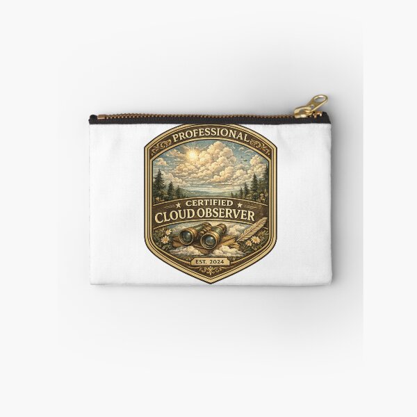 Item preview, Professional Cloud Observer | Certified Sky Appreciation Specialist | Vintage Nature Badge designed and sold by MrDev.