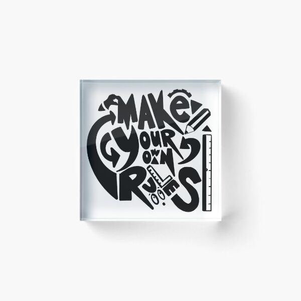 Item preview, Make Your Own Rules designed and sold by ModPaws.