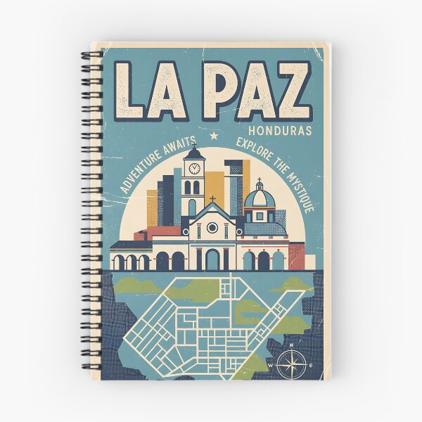 Item preview, La Paz Honduras 1950s Vintage Travel Tourism designed and sold by TravelersGems.
