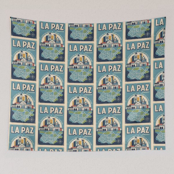 Item preview, La Paz Honduras 1950s Vintage Travel Tourism designed and sold by TravelersGems.