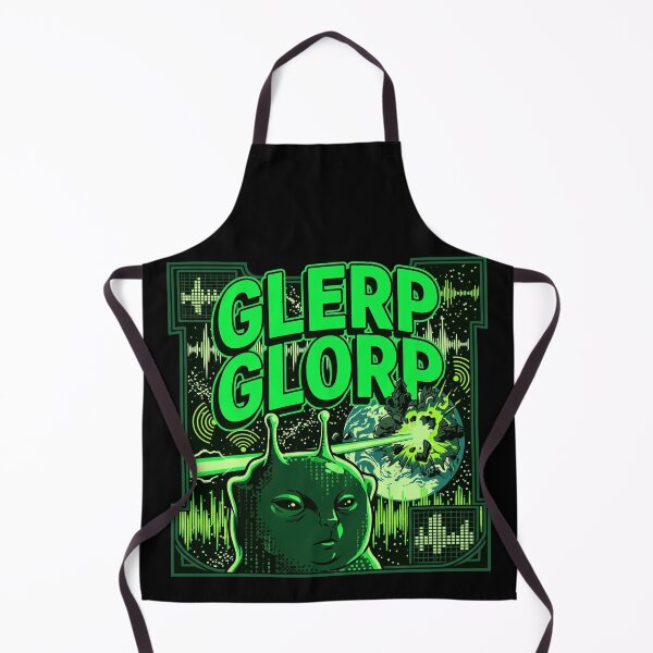 Item preview, Glerp Glorp Funny Alien Cat Meme, Brainrot Tee, Costume designed and sold by Kitkin.