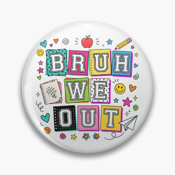 Item preview, Bruh We Out – Funny End of School Year Teacher Student Summer Break Design designed and sold by DoodloraStudio.
