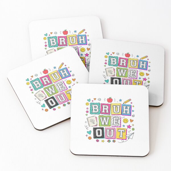 Item preview, Bruh We Out – Funny End of School Year Teacher Student Summer Break Design designed and sold by DoodloraStudio.