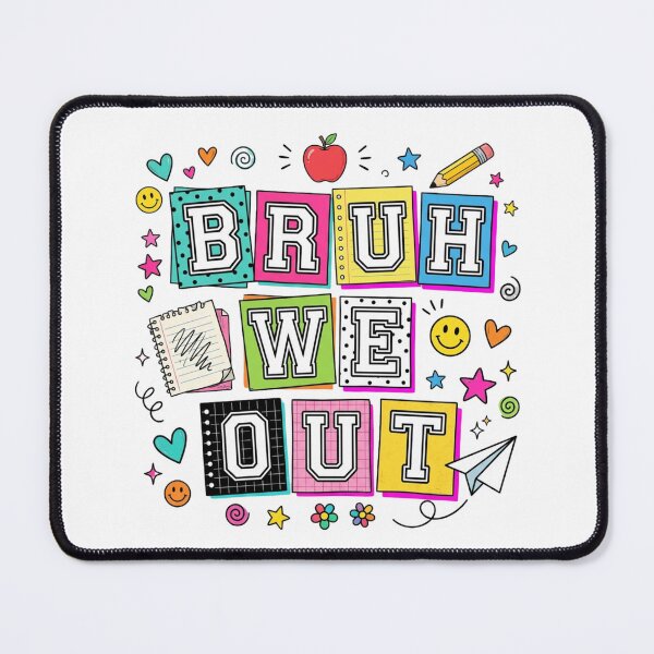 Item preview, Bruh We Out – Funny End of School Year Teacher Student Summer Break Design designed and sold by DoodloraStudio.