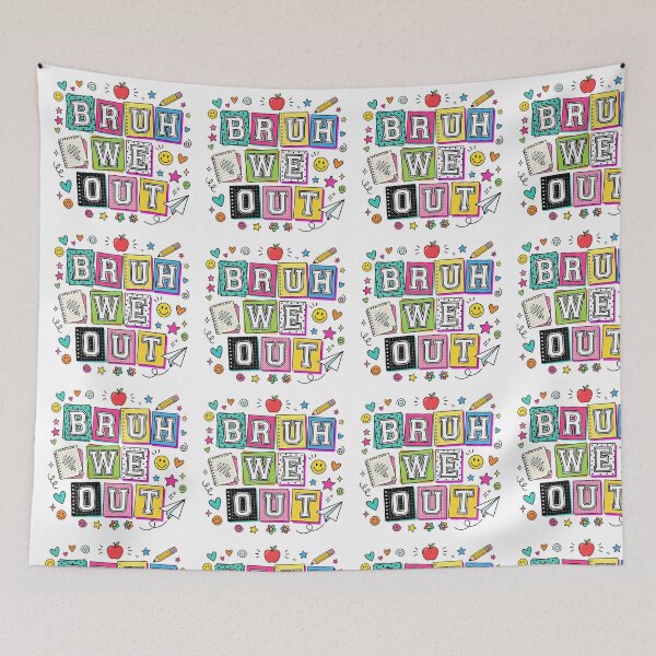 Item preview, Bruh We Out – Funny End of School Year Teacher Student Summer Break Design designed and sold by DoodloraStudio.