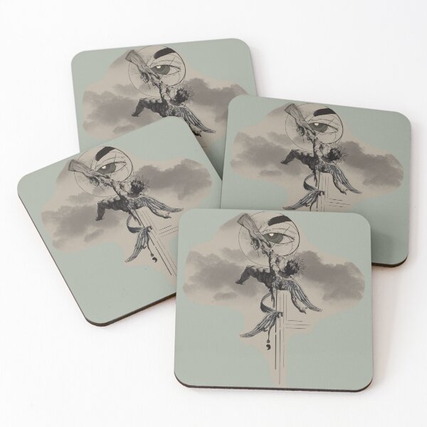 Item preview, Icarus reaching for gods hand designed and sold by Mestiza Bruja Studio.