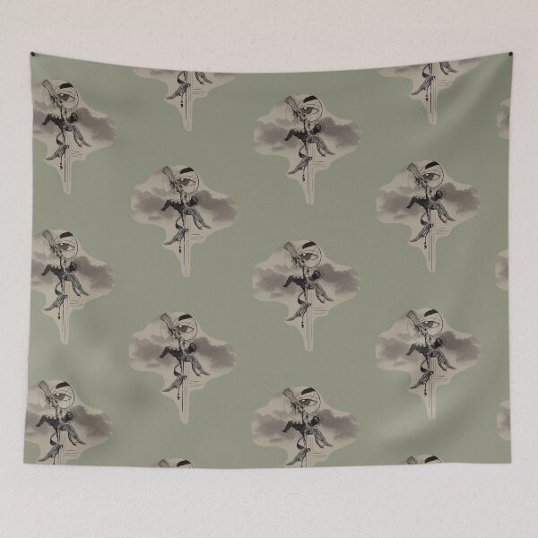 Item preview, Icarus reaching for gods hand designed and sold by Mestiza Bruja Studio.