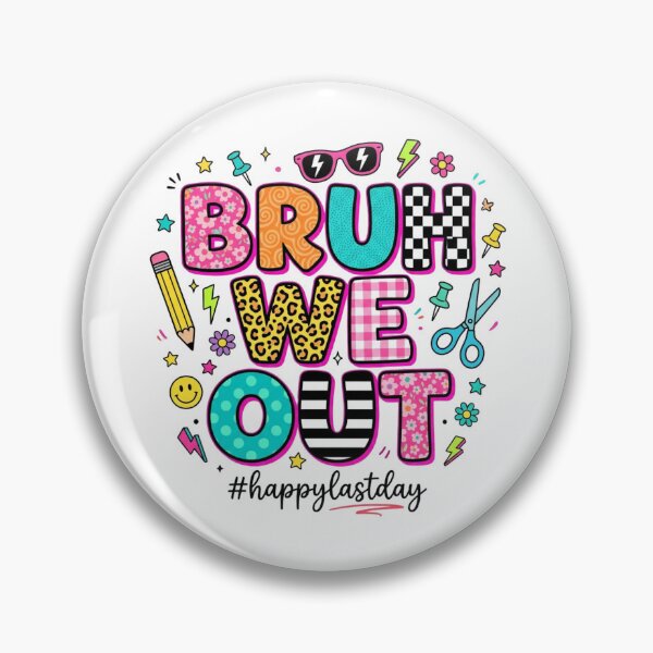 Item preview, Bruh We Out – Funny End of School Year Teacher Student Summer Break Design designed and sold by DoodloraStudio.