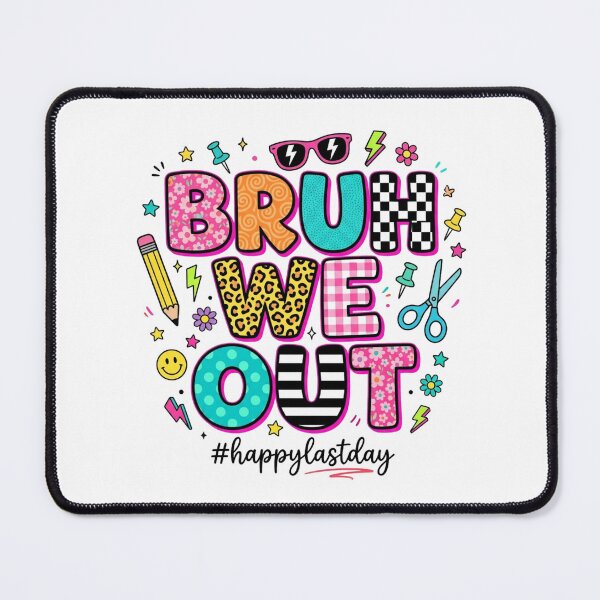 Item preview, Bruh We Out – Funny End of School Year Teacher Student Summer Break Design designed and sold by DoodloraStudio.