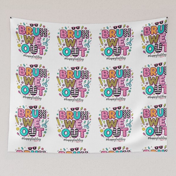 Item preview, Bruh We Out – Funny End of School Year Teacher Student Summer Break Design designed and sold by DoodloraStudio.